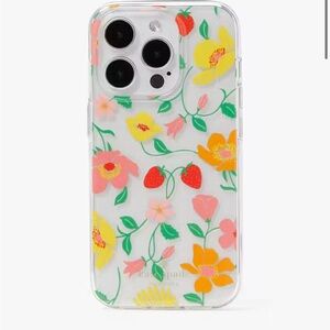 Kate Spade Strawberry Garden Stability Ring And Case iPhone 15 Pro